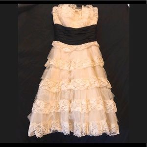 Betsey Johnson lace tiered dress